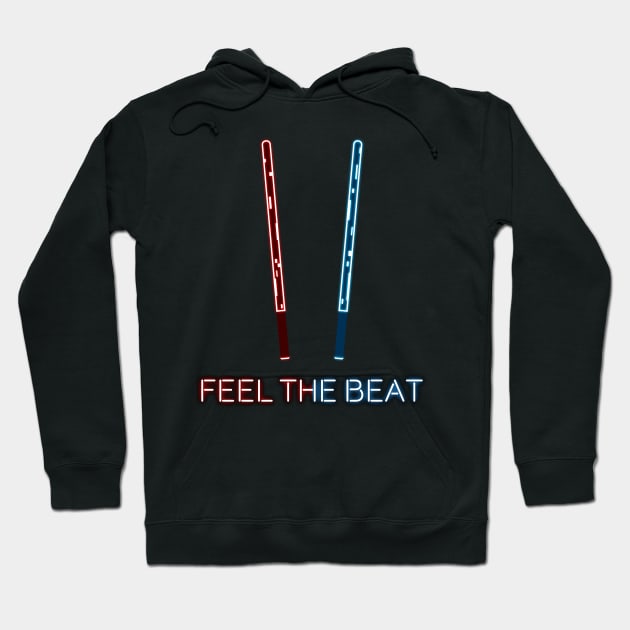 Feel the Beat V2 Hoodie by Rikudou